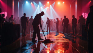 schoonmaak bij evenementen