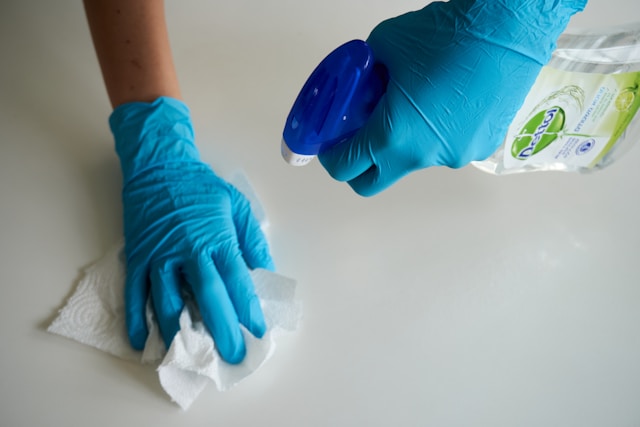 schoonmaken voor het schilderen